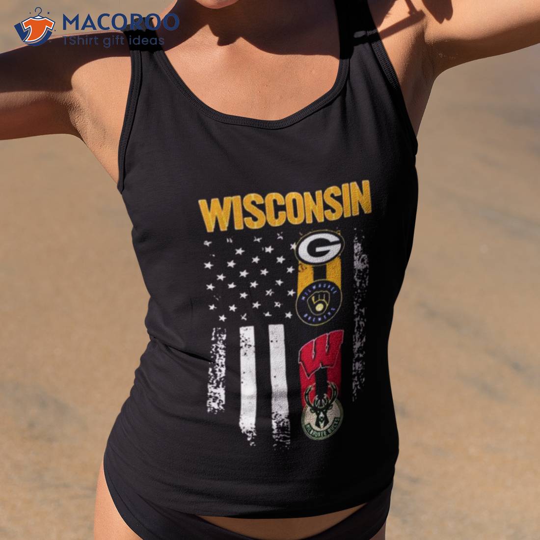 NEW Wisconsin Badgers Green Bay Packers Milwaukee Brewers And