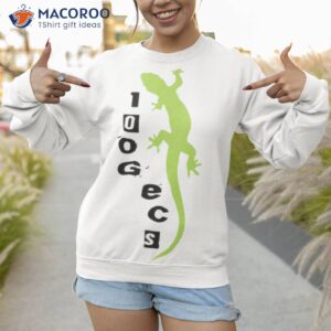 green gecko 100 gecs shirt sweatshirt 1