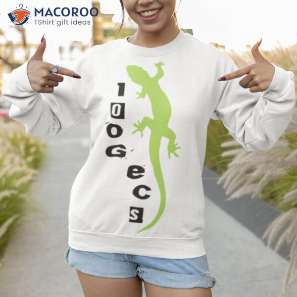 Green Gecko 100 Gecs Shirt