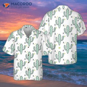 green mint cactus hawaiian shirt 5