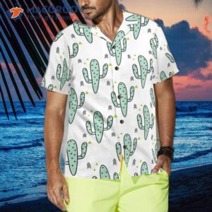 green mint cactus hawaiian shirt 6