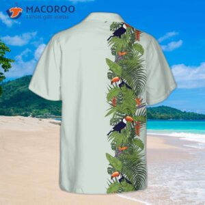 green toucan paradise hawaiian shirt tropical shirt for amp 1