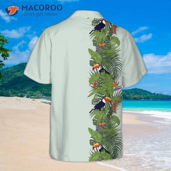 Green Toucan Paradise Hawaiian Shirt
