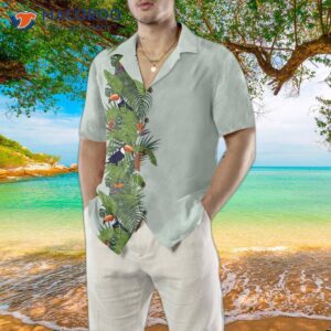 green toucan paradise hawaiian shirt tropical shirt for amp 3
