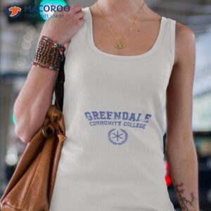 greendale community college shirt tank top 4