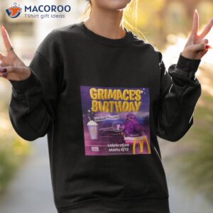 grimaces birthday celebration starts 6 12 shirt sweatshirt 2