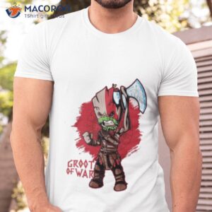 groot of war kratos shirt tshirt