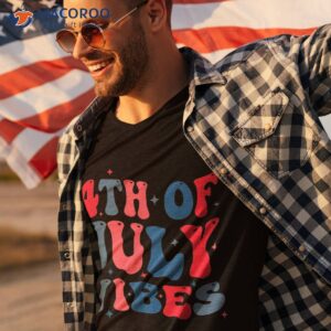 groovy 4th of july vibes funny fourth party 2023 shirt tshirt 3