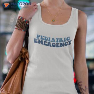 groovy pediatric emergency nurse wavy peds er school shirt tank top 4