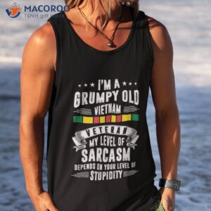 grumpy old vietnam veteran shirt tank top