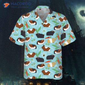 guinea pig seamless pattern version 1 hawaiian shirt 1