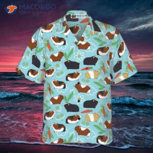 guinea pig seamless pattern version 1 hawaiian shirt 2
