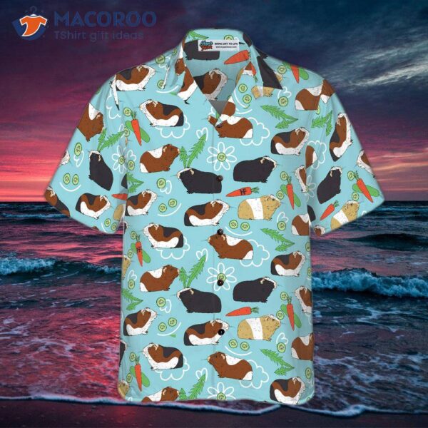 Guinea Pig Seamless Pattern Version 1 Hawaiian Shirt