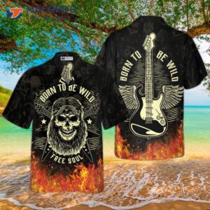 Guitar-born “to Be Wild” V2 Hawaiian Shirt