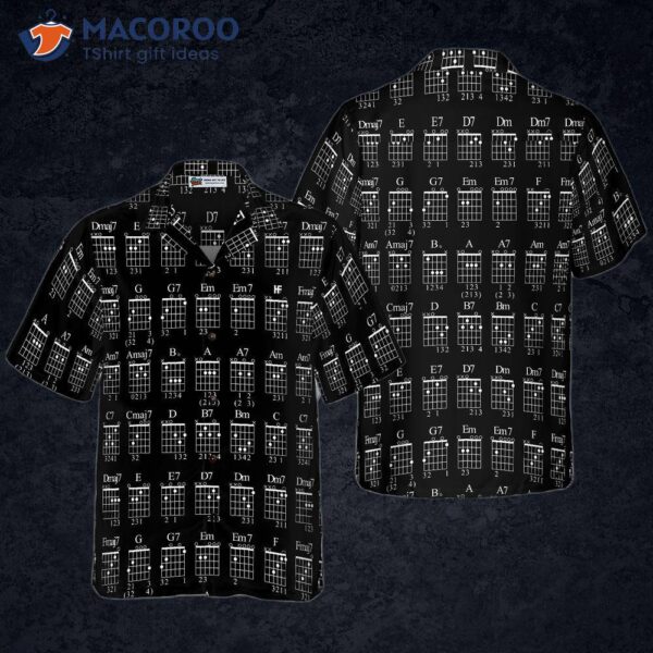 Guitar Chord Hawaiian Shirt