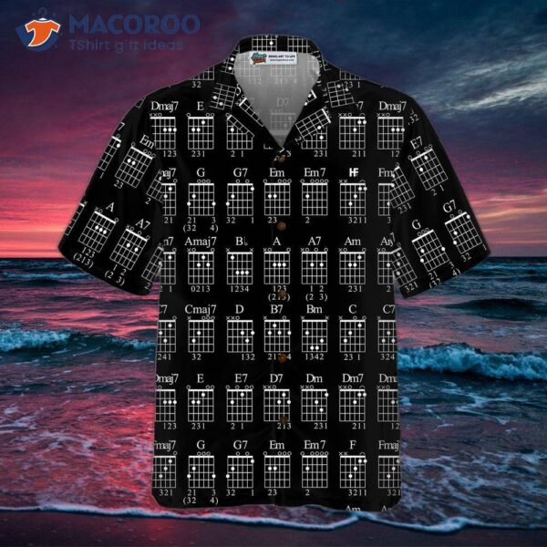 Guitar Chord Hawaiian Shirt