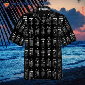 guitar chord hawaiian shirt 2