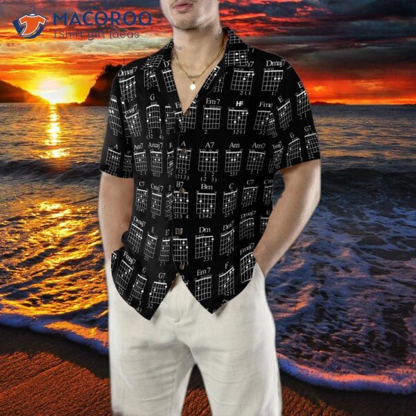 Guitar Chord Hawaiian Shirt