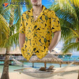 gun military gear hawaiian shirt 7