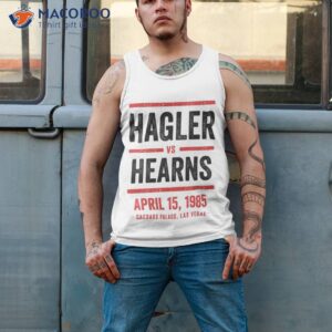 hagler vs hearns shirt tank top 2