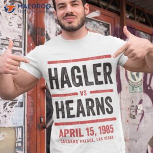 hagler vs hearns shirt tshirt 1