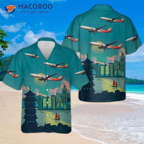 Hainan Airlines Airbus A330-300 Hawaiian Shirt Nlmp2202pd05