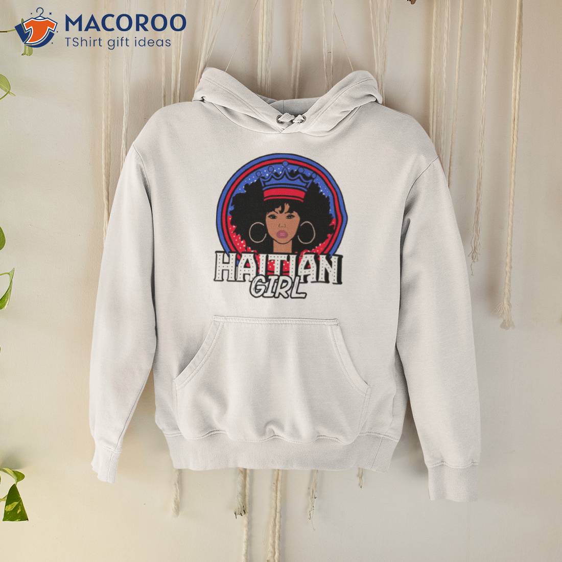 Haitian Girl Afro Crown Flag Shirt Haitian Girl Afro Crown Flag Shirt