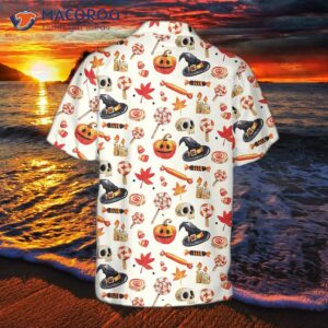 halloween art print hawaiian shirt 3