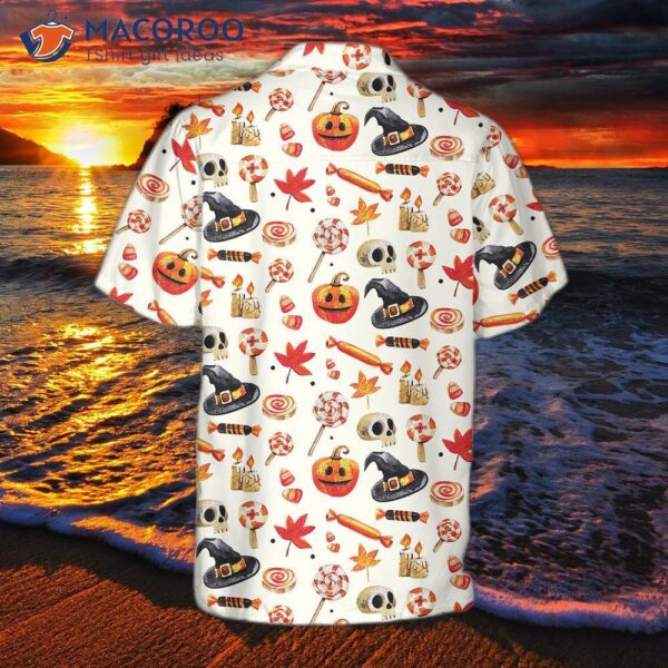 Halloween Art Print Hawaiian Shirt