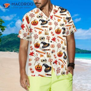 halloween art print hawaiian shirt 6