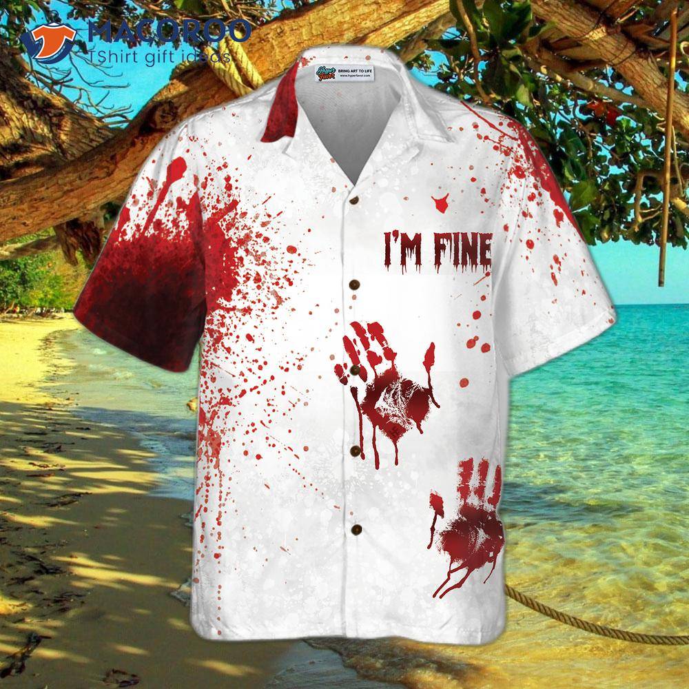 T-shirt Halloween Avec Motif éclaboussures De Sang - Pour Hommes Et Femmes, Déguisement Horreur, Amusant Et Confortable