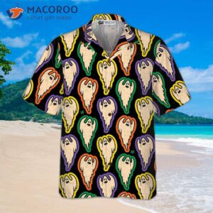 halloween ghost hawaiian shirt 1