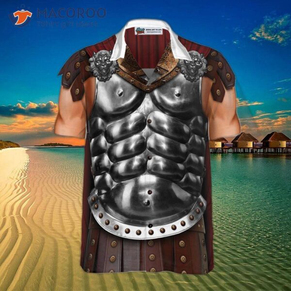 Halloween Gladiator Costume Hawaiian Shirt