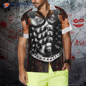 halloween gladiator costume hawaiian shirt 4