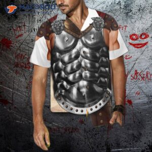 halloween gladiator costume hawaiian shirt 5