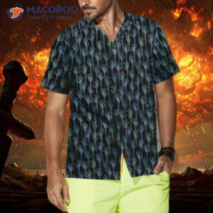 halloween hawaiian shirt with hands of the dead 6