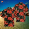 Halloween Horror Queen Cat Hawaiian Shirt, Shirt For And