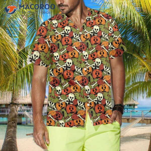 “halloween Is Coming! Get A Hawaiian Shirt For Funny Halloween Gift!”