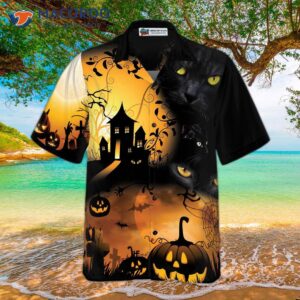 halloween night hawaiian shirt 2