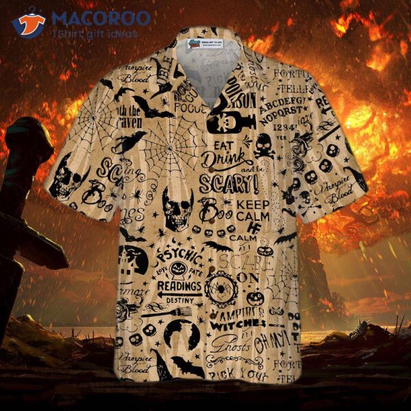 Halloween Ouija Hawaiian Shirt For