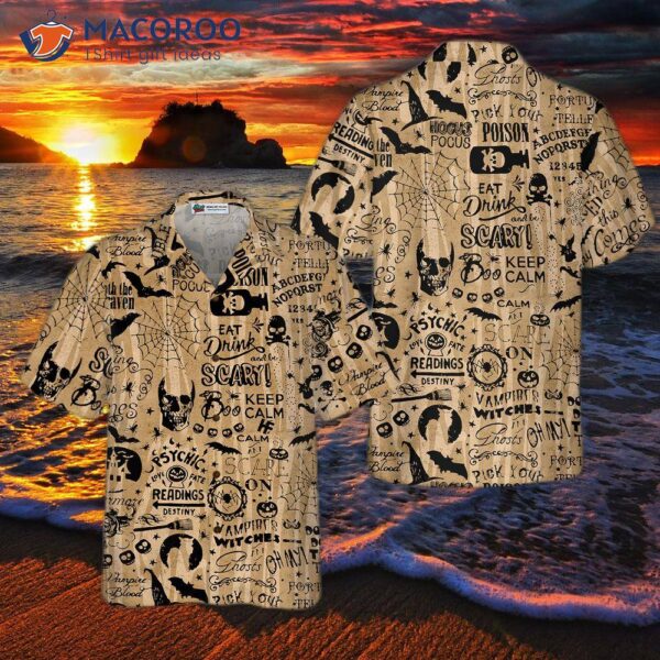 Halloween Ouija Hawaiian Shirt For