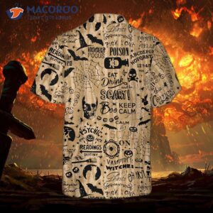 halloween ouija hawaiian shirt for 7