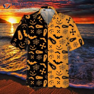 halloween party hawaiian shirt 1