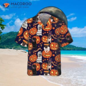 Halloween Pug Dog With Pumpkin Hawaiian Shirt – Unique For
