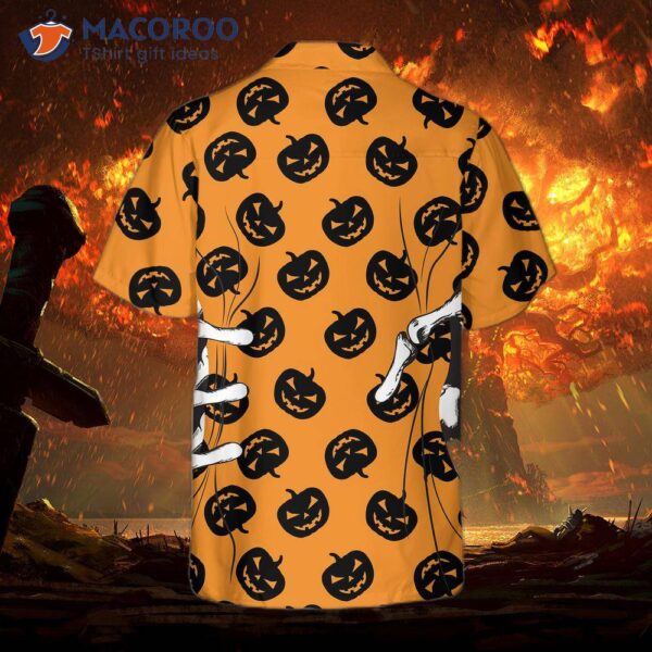 Halloween Skeleton Hand Hawaiian Shirt