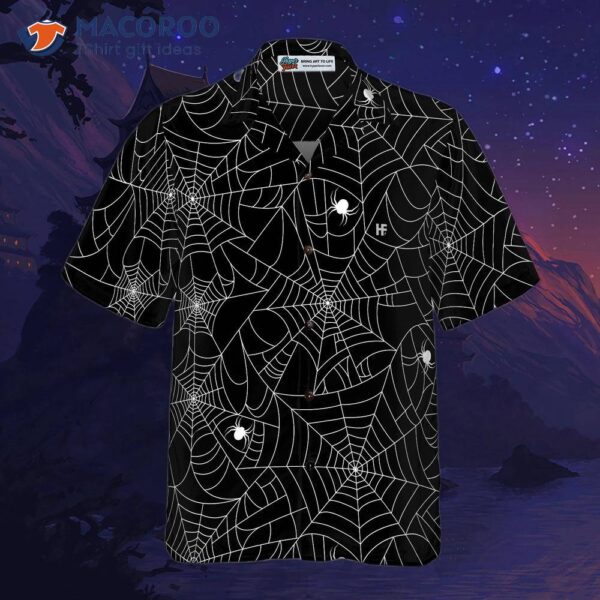 Halloween Spider-web Hawaiian Shirt