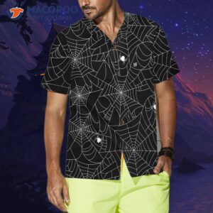 halloween spider web hawaiian shirt 7