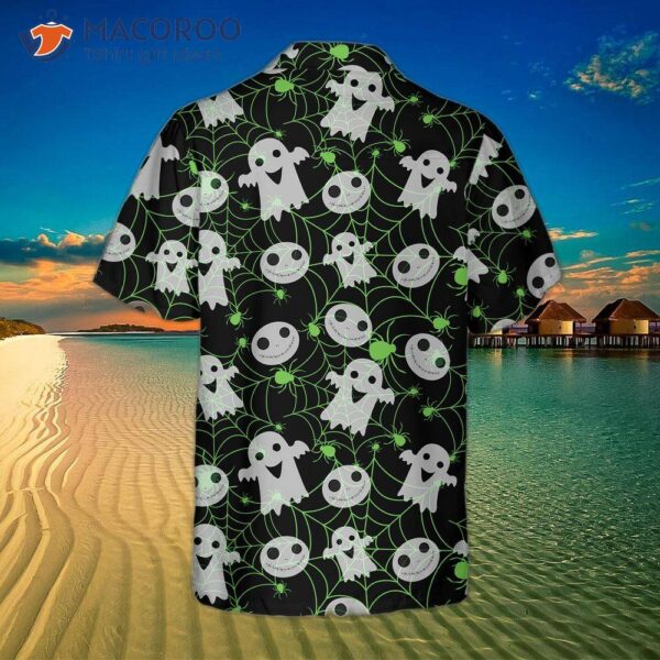 Halloween Spider Web Shirt For Hawaiian