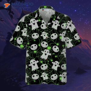 halloween spider web shirt for hawaiian 2