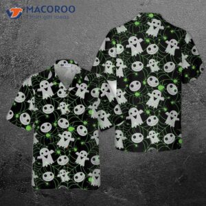 halloween spider web shirt for hawaiian 3